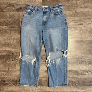 Abercrombie & Fitch Jeans Women’s 8 XS Blue Ultra High Rise The Ankle Straight